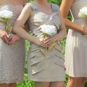 Champagne Bridesmaid Dress